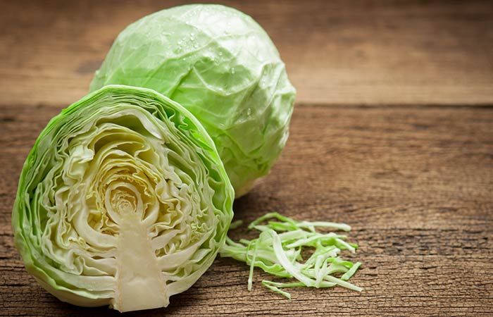 Cabbage facial scrub